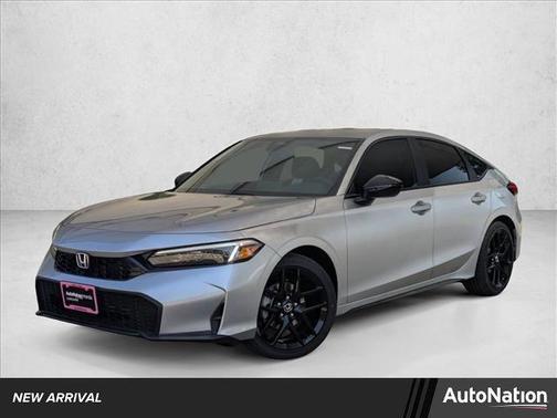 Solar Silver Metallic 2026 Honda Civic Sport