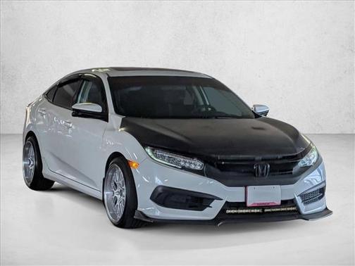 White Orchid Pearl 2018 Honda Civic EX