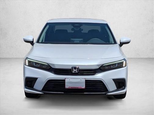 Platinum White Pearl 2024 Honda Civic LX