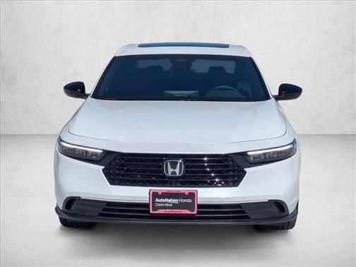 Platinum White Pearl 2026 Honda Accord Hybrid Sport