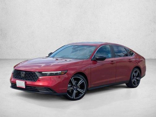 Radiant Red Metallic 2023 Honda Accord Hybrid Sport