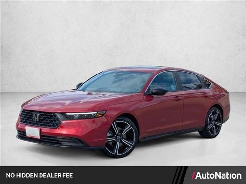 Radiant Red Metallic 2023 Honda Accord Hybrid Sport