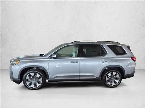 Solar Silver Metallic 2026 Honda Pilot Elite