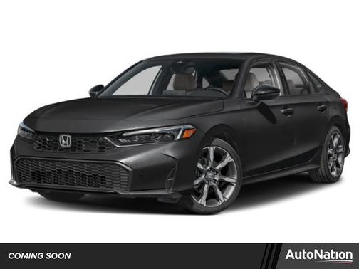 Crystal Black Pearl 2026 Honda Civic Hybrid Sport Touring