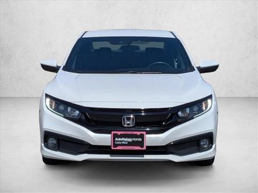Platinum White Pearl 2019 Honda Civic Sport
