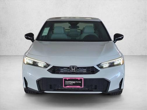 Platinum White Pearl 2026 Honda Civic Hybrid Sport