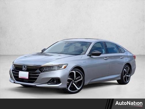 Lunar Silver Metallic 2022 Honda Accord Hybrid Sport