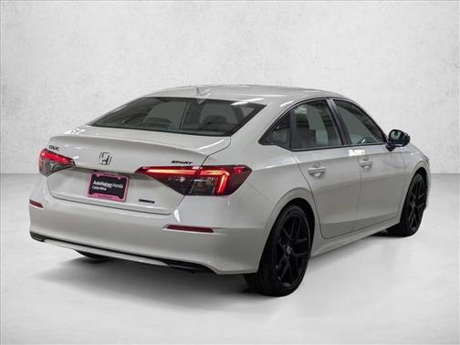 Platinum White Pearl 2026 Honda Civic Hybrid Sport