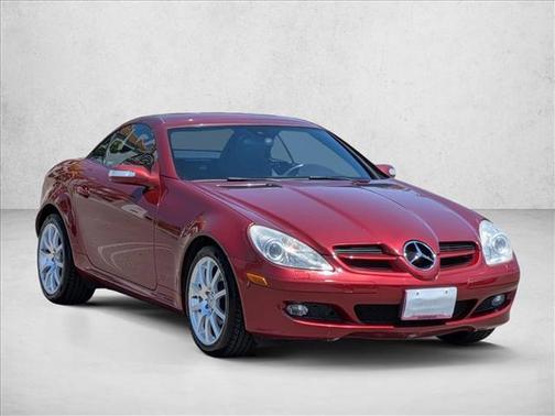 Red 2005 Mercedes-Benz SLK-Class SLK350 Roadster