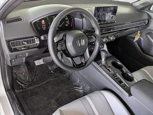 Platinum White Pearl 2026 Honda Civic Hybrid Sport