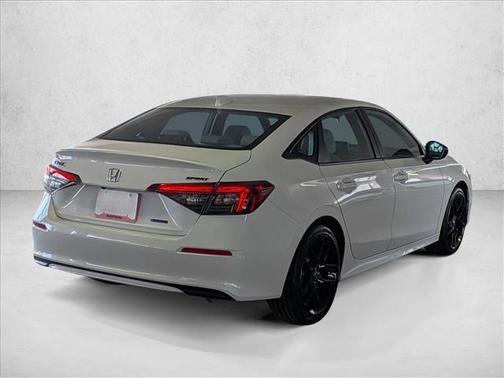 Platinum White Pearl 2026 Honda Civic Hybrid Sport