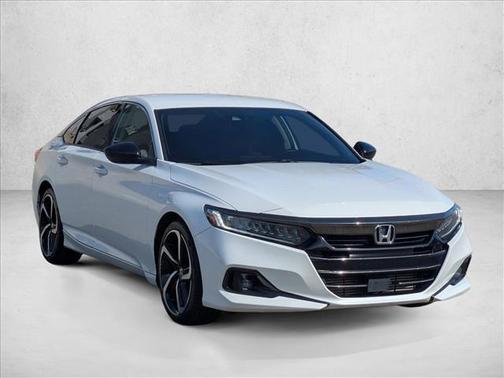 Platinum White Pearl 2021 Honda Accord Sport SE 1.5T