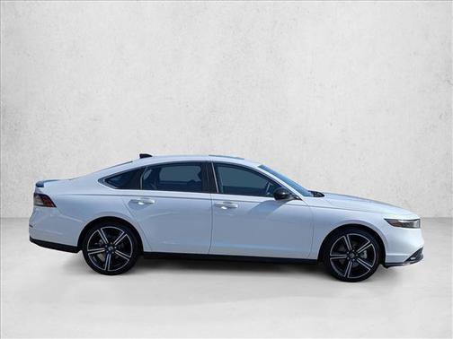 Platinum White Pearl 2024 Honda Accord Hybrid Sport