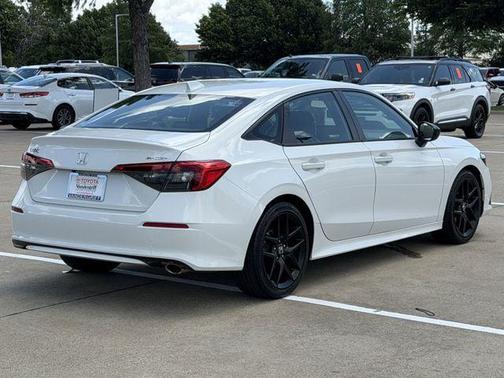 Platinum White Pearl 2023 Honda Civic Sport