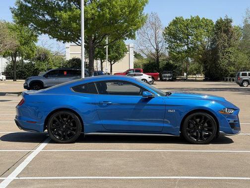 Blue 2019 Ford Mustang GT Premium
