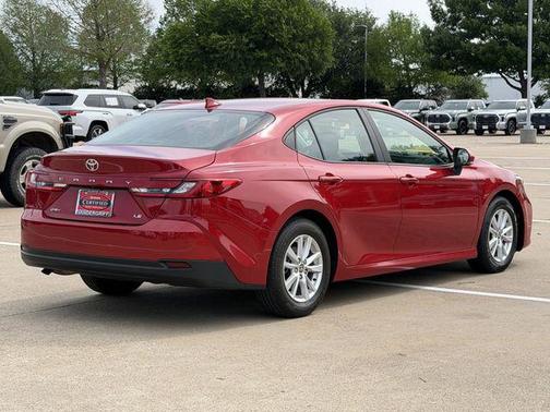 Supersonic Red 2025 Toyota Camry LE