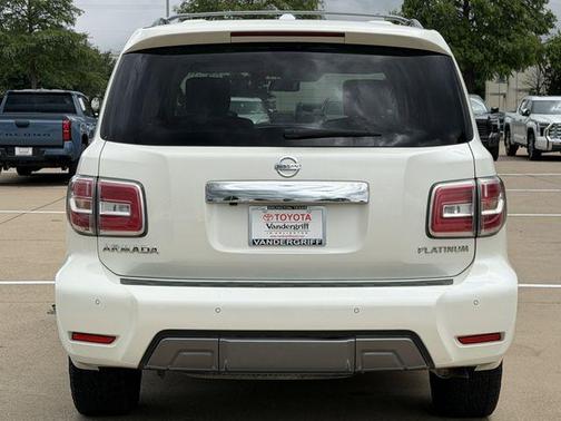 Pearl White Tricoat 2019 Nissan Armada Platinum