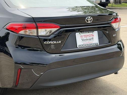 Midnight Black Metallic 2025 Toyota Corolla LE