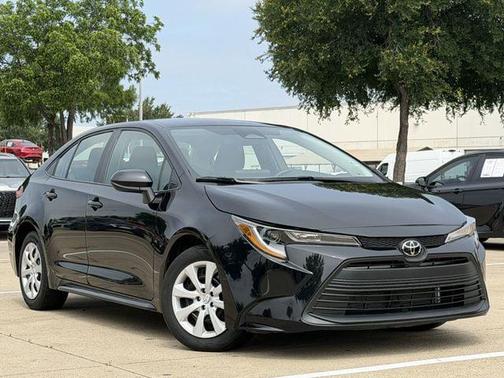 Midnight Black Metallic 2025 Toyota Corolla LE