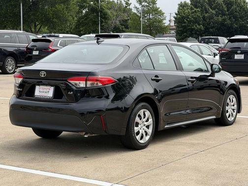 Midnight Black Metallic 2025 Toyota Corolla LE