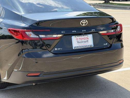 Midnight Black Metallic 2025 Toyota Camry LE