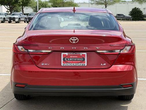 Supersonic Red 2025 Toyota Camry LE