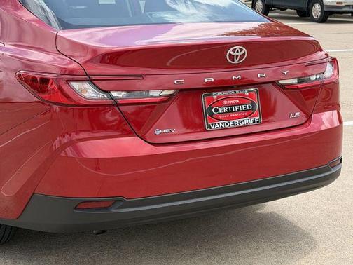 Supersonic Red 2025 Toyota Camry LE