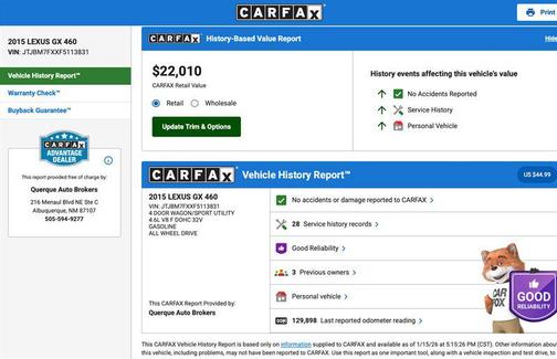 2015 Lexus GX 460 Base