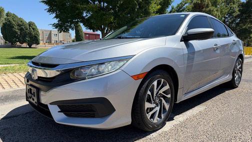 Lunar Silver Metallic 2018 Honda Civic EX