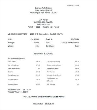 Satin Steel Metallic 2019 GMC Canyon SLE