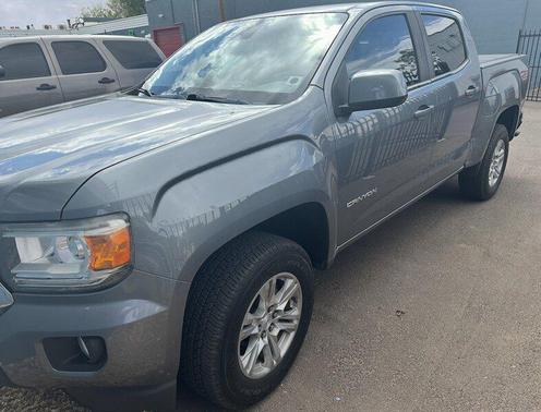 Satin Steel Metallic 2019 GMC Canyon SLE