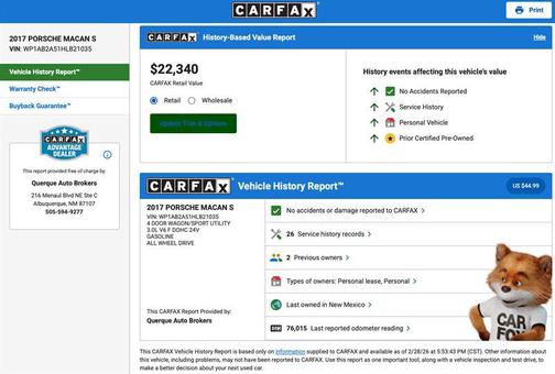 2017 Porsche Macan S