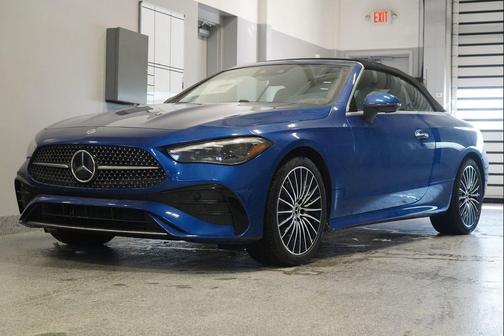 Starling Blue Metallic 2026 Mercedes-Benz CLE 300 4MATIC Cabriolet