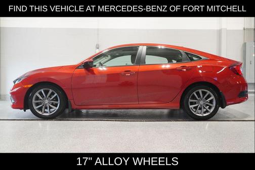Molten Lava Pearl 2019 Honda Civic EX