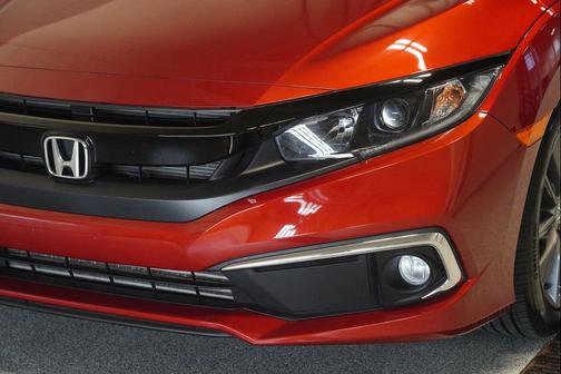 Molten Lava Pearl 2019 Honda Civic EX