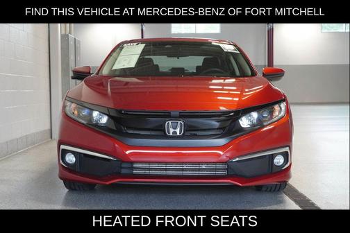 Molten Lava Pearl 2019 Honda Civic EX