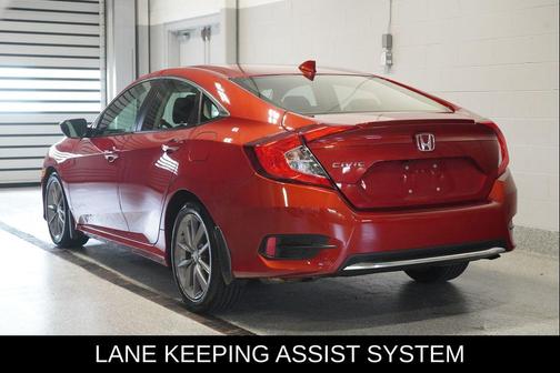 Molten Lava Pearl 2019 Honda Civic EX