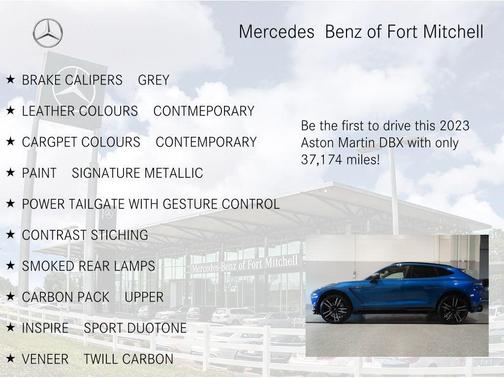 Plasma Blue 2023 Aston Martin DBX 707