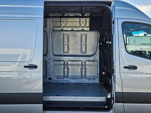 High-tech silver metallic 2025 Mercedes-Benz Sprinter 2500 High Roof