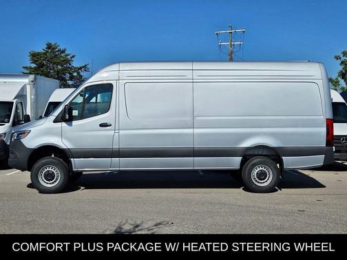 High-tech silver metallic 2025 Mercedes-Benz Sprinter 2500 High Roof
