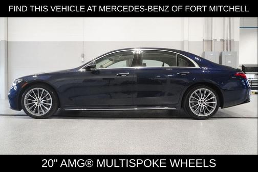 Nautical Blue Metallic 2024 Mercedes-Benz S-Class 4MATIC