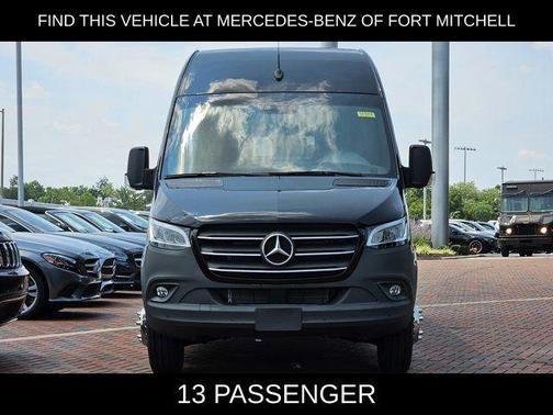 Obsidian Black Metallic 2024 Mercedes-Benz Sprinter 3500XD High Roof