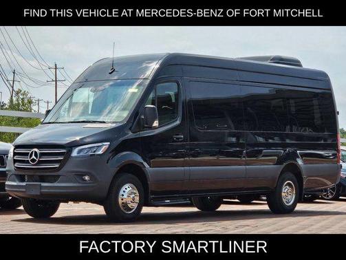 Obsidian Black Metallic 2024 Mercedes-Benz Sprinter 3500XD High Roof