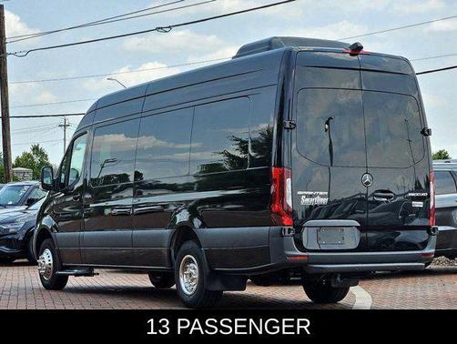 Obsidian Black Metallic 2024 Mercedes-Benz Sprinter 3500XD High Roof