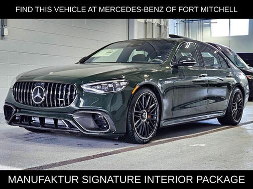 MANUFAKTUR Exclusive Dark Olive Green Non-Metallic 2026 Mercedes-Benz AMG S 63 E 4MATIC