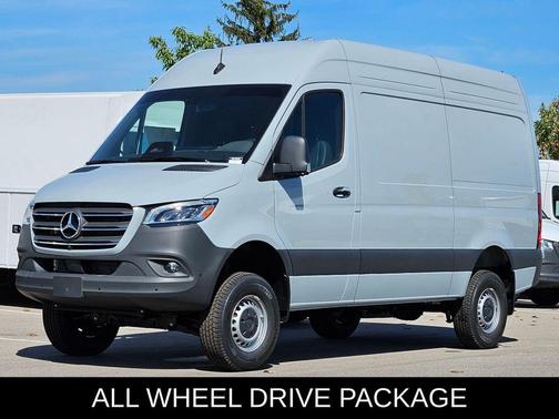 Silver Gray 2025 Mercedes-Benz Sprinter 2500 Standard Roof