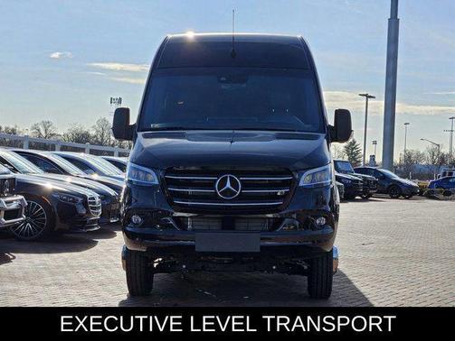 Obsidian Black Metallic 2023 Mercedes-Benz Sprinter 3500XD High Roof