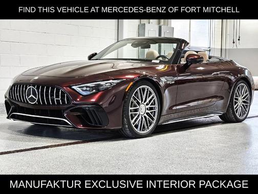 MANUFAKTUR Rubellite Red Metallic 2025 Mercedes-Benz AMG SL 55 Base