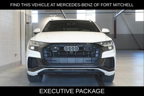 Glacier White Metallic 2021 Audi Q8 55 Premium Plus