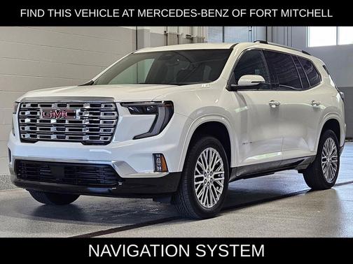 Summit White 2024 GMC Acadia Denali